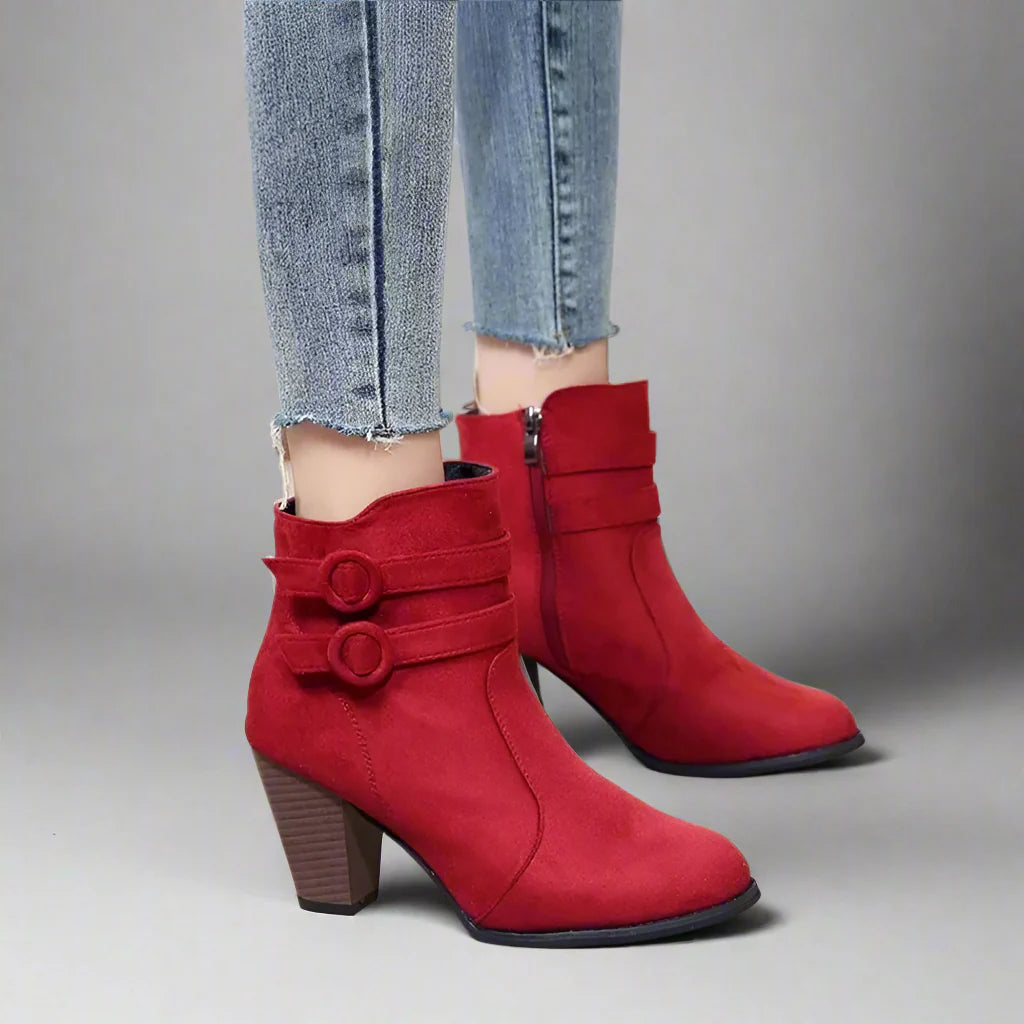 ECO stiefeletten | Premium Retro-Stiefeletten mit Absatz für Damen