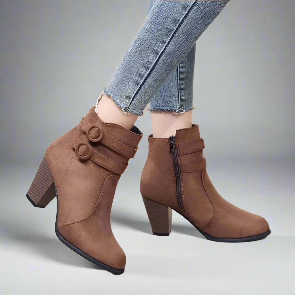 ECO stiefeletten | Premium Retro-Stiefeletten mit Absatz für Damen