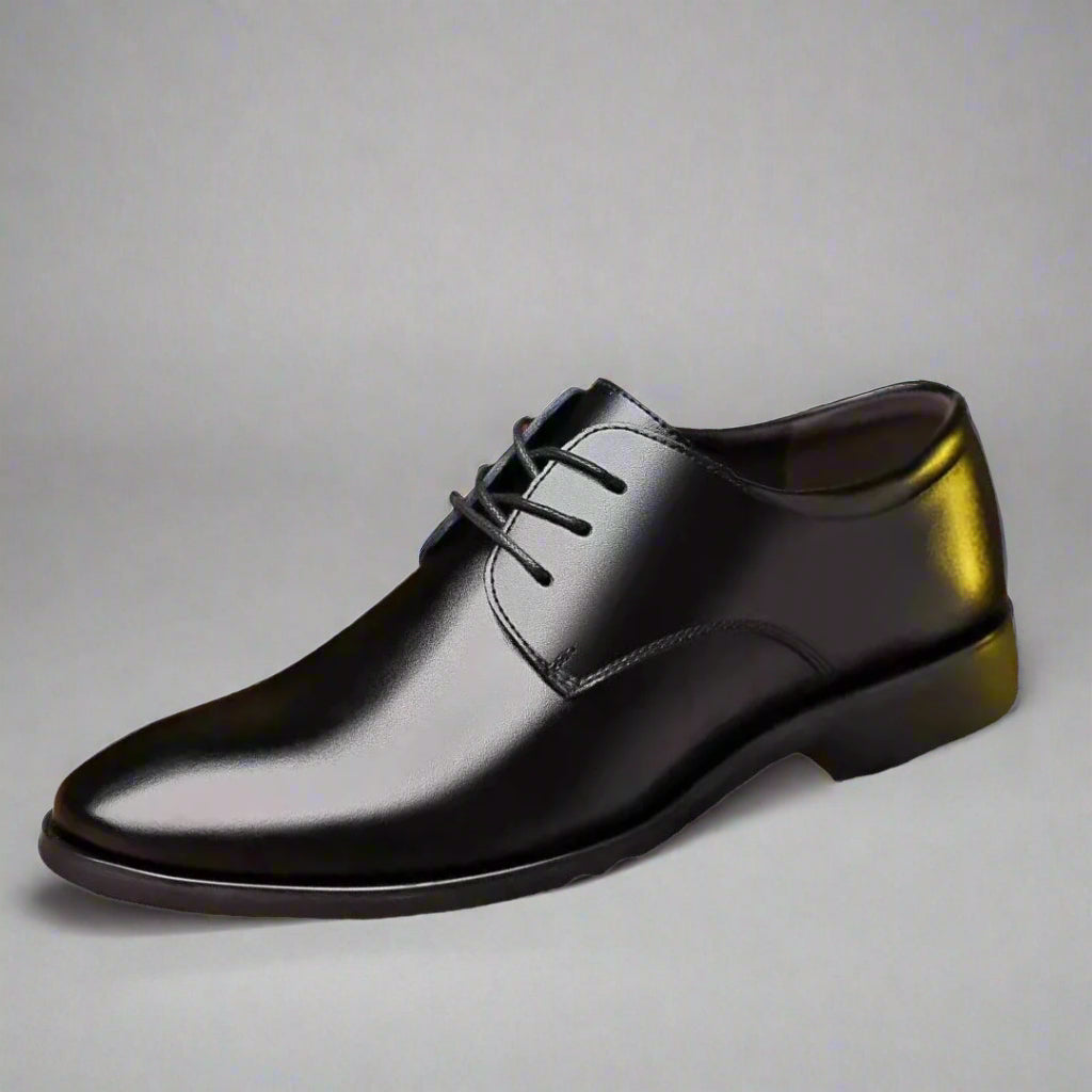 GEO Derby anzugschuhe | Komfortable Business-Schnürschuhe für Herren