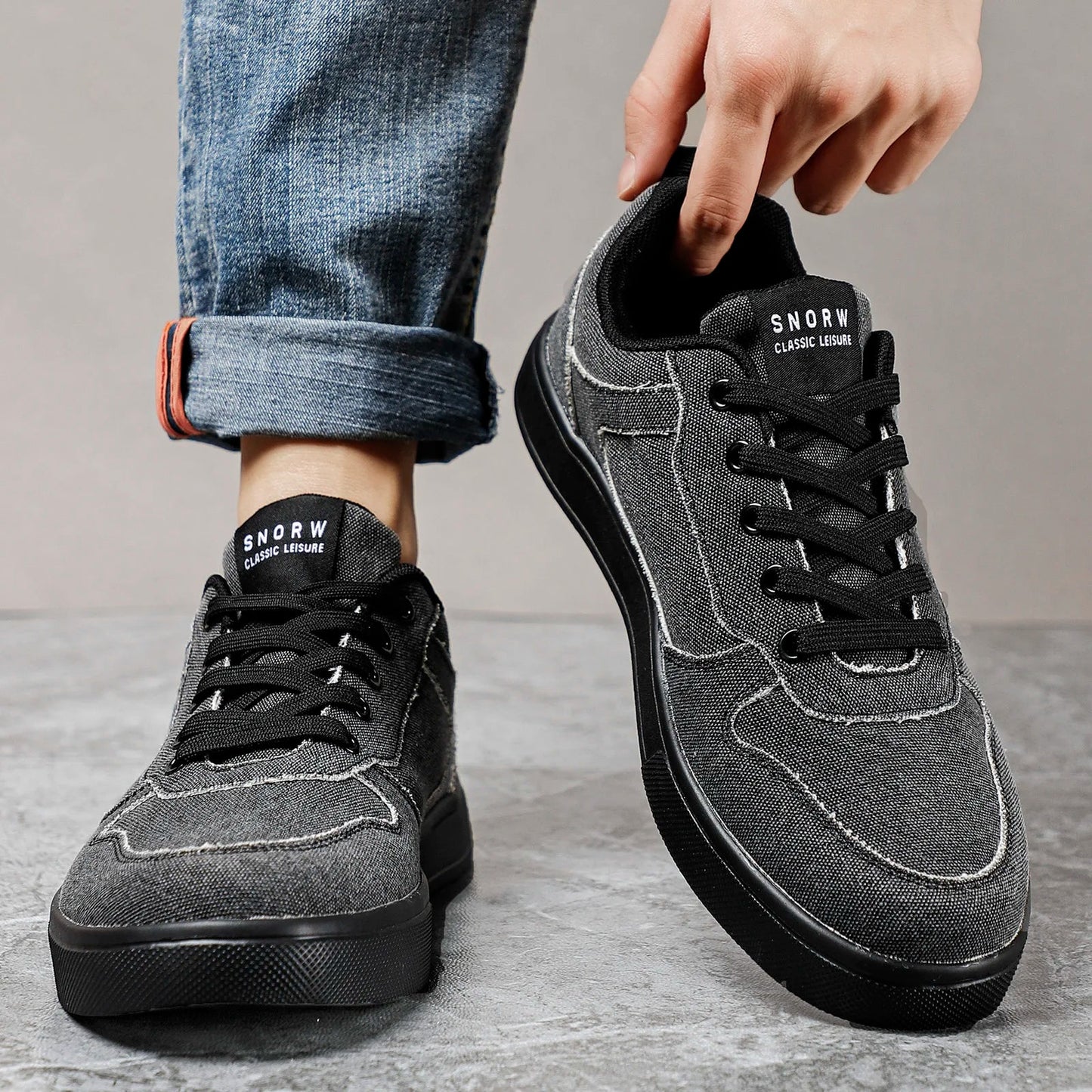 GEO Business Sneakers | Bequeme leichte Leder Business Sneaker für Herren