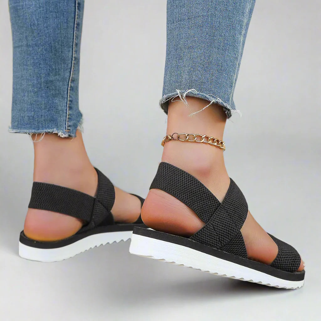 ECO Plateau Sandaletten | Bequeme trendige Damen Sandalen