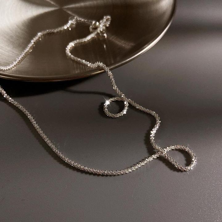 LunaLuxe Sterling Silber Sternenlicht-Halsketten-Set – Eleganz für Jeden Anlass