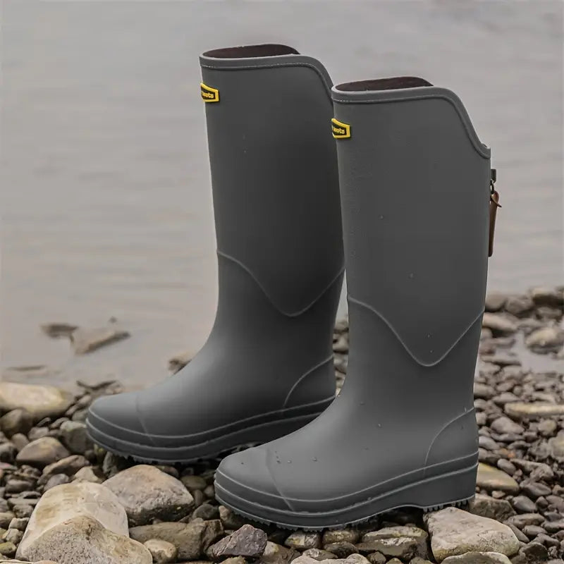 Modische und Wasserdichte Damen-Regenstiefel für den Herbst – Rutschfeste PVC-Gummistiefel für Komfort und Stil
