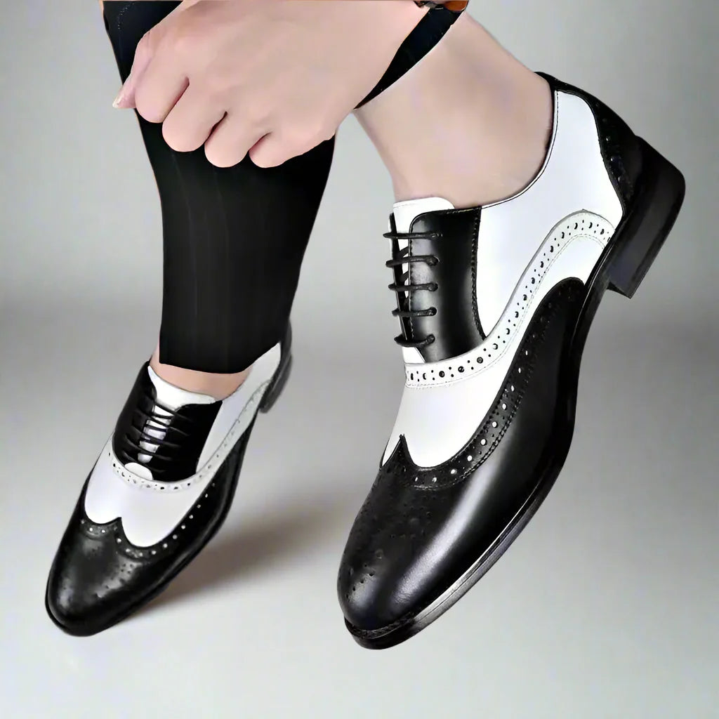 GEO Oxford anzugschuhe | Bequeme luxuriöse Lederschuhe für Herren