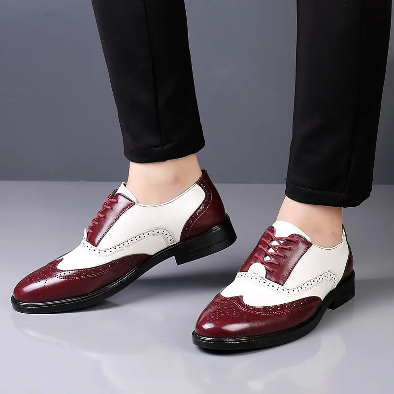 GEO Oxford anzugschuhe | Bequeme luxuriöse Lederschuhe für Herren