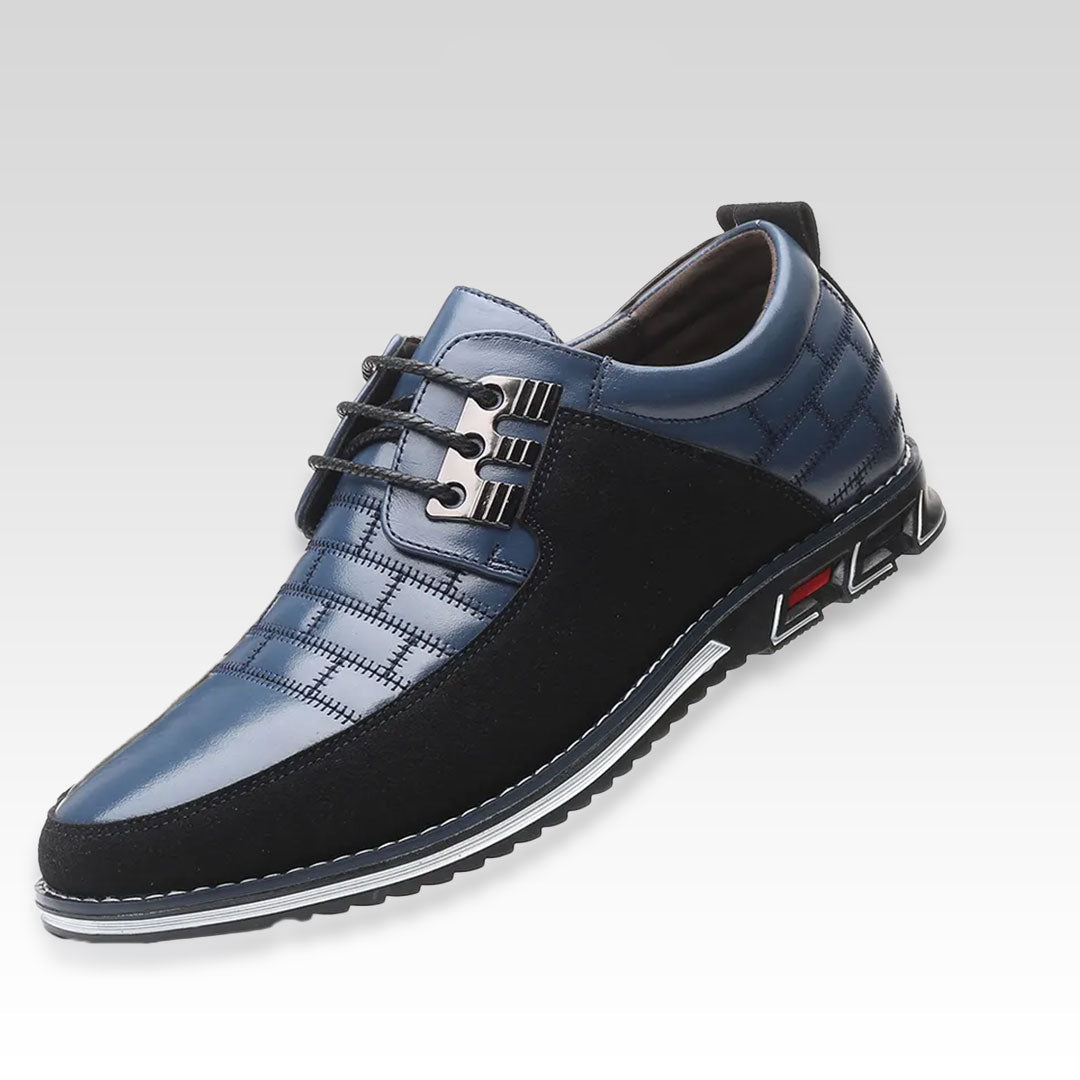 Bugatto herrenschuhe | Ergonomische Business leder-look Sneaker für einlage