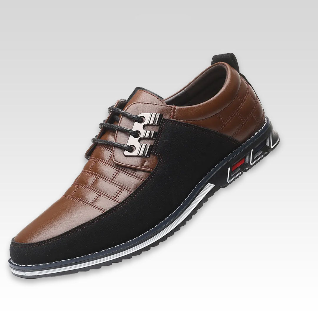 Bugatto herrenschuhe | Ergonomische Business leder-look Sneaker für einlage