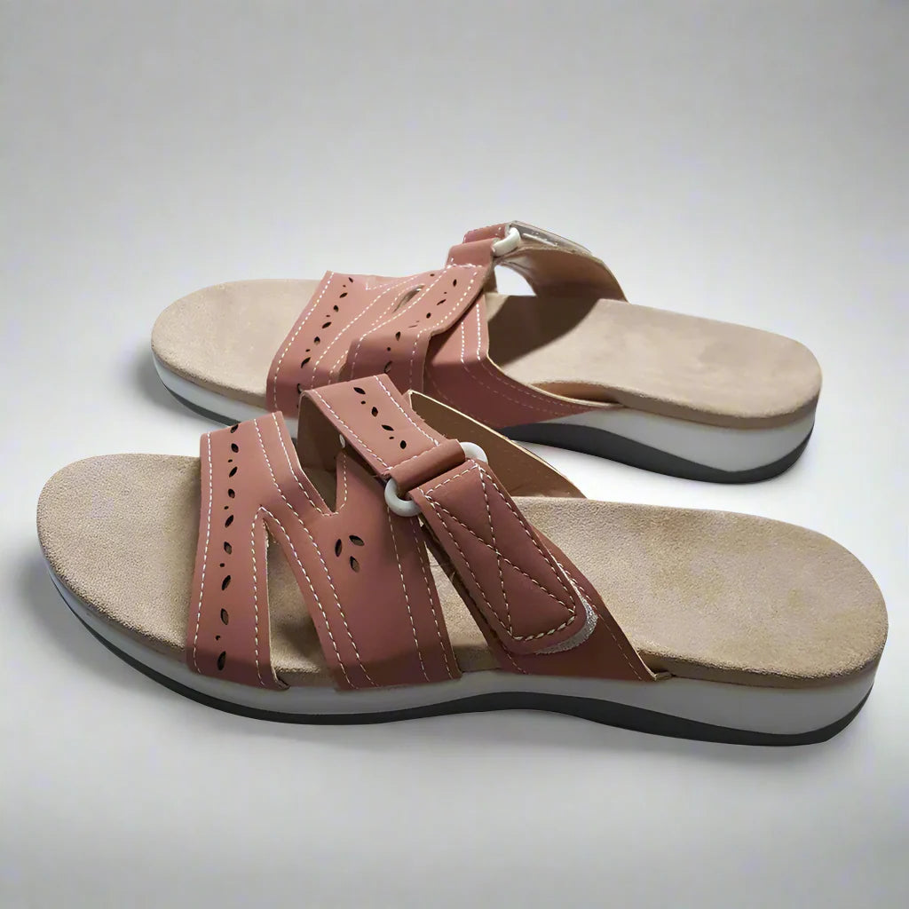 ECO Sandalen | Bequeme ergonomische Sandalen für Damen mit Klettverschluss