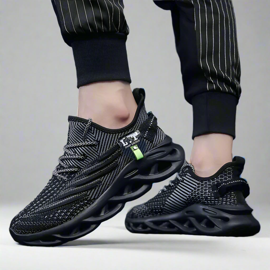 GEO laufschuhe | Atmungsaktive und bequeme Herren-Laufschuhe mit Mesh-Design