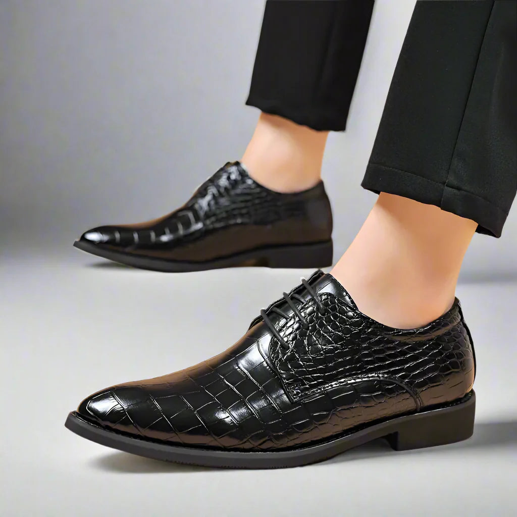 GEO Oxford anzugschuhe | Bequeme Business-Lederschuhe für Herren