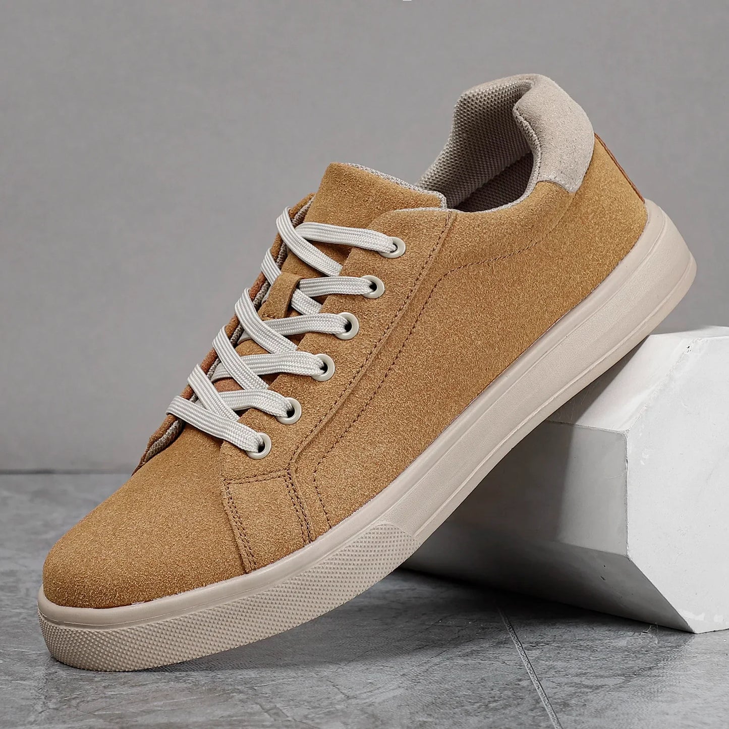 GEO Business Sneakers | Bequeme glatte Business-Sneaker für Herren
