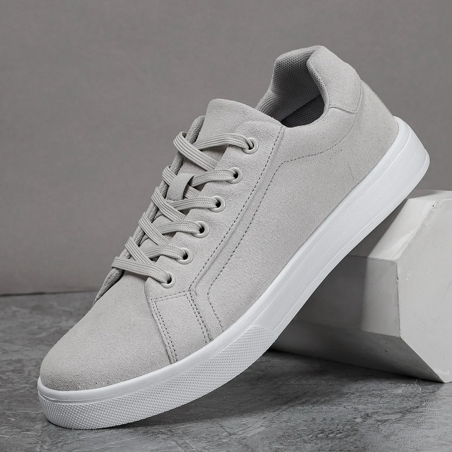 GEO Business Sneakers | Bequeme glatte Business-Sneaker für Herren
