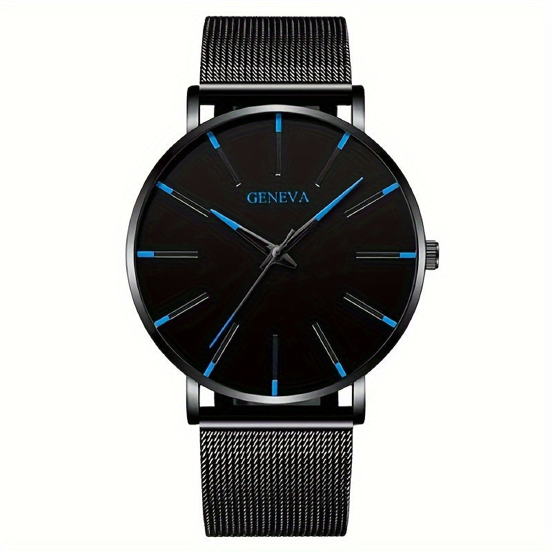 NauticQuartz - Stilvolles Herren-Quarz-Armbanduhr Wasserdicht