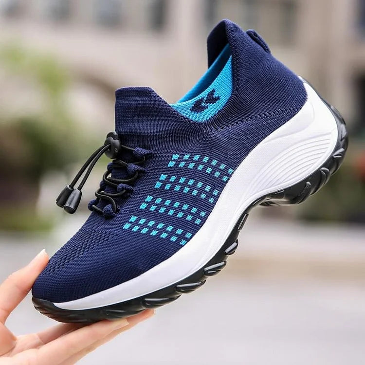 AktivSchuh Sneaker | Premium Ergonomische bequeme Slip-in Mesh turnschuhe damen Für einlage