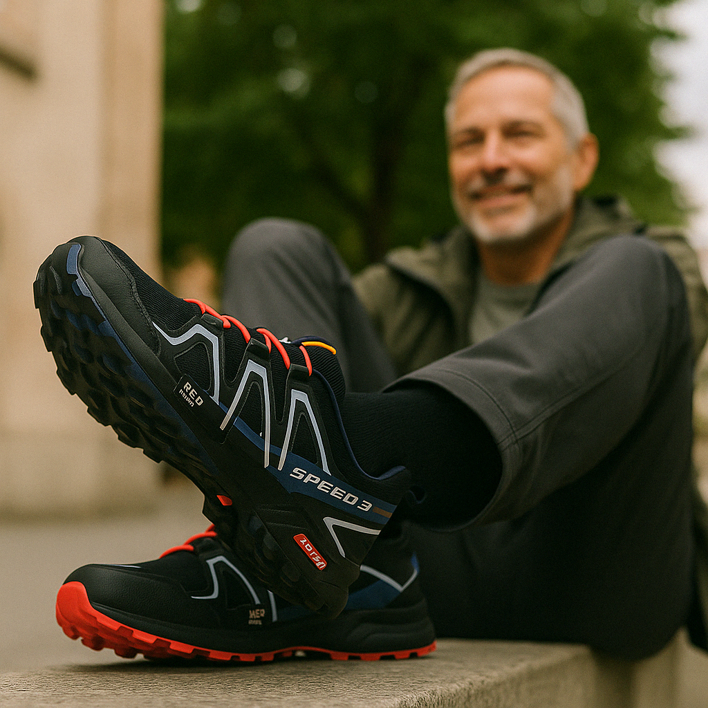 OrthoTrek Wanderschuhe für Herren - Orthopädischer Lauf- & Wanderschuh