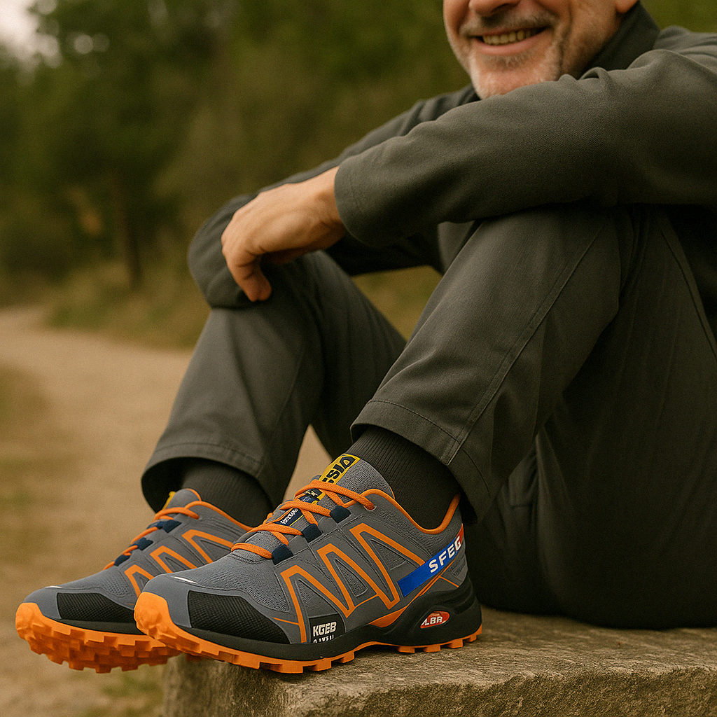 OrthoTrek Wanderschuhe für Herren - Orthopädischer Lauf- & Wanderschuh