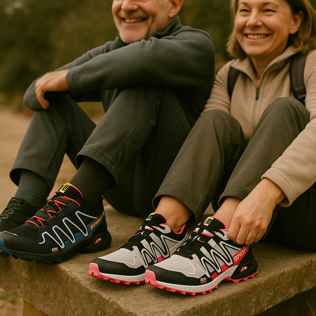 OrthoTrek Wanderschuhe für Herren - Orthopädischer Lauf- & Wanderschuh
