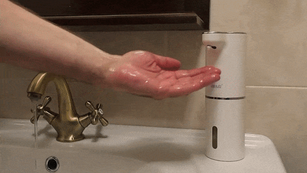 Automatischer Seifenspender mit Schaum: Berührungslose Hygiene für Ihr Badezimmer - Ideal für die Erkältungszeit