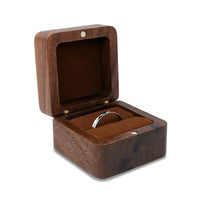 Einzelner Ring - Brauner Samt