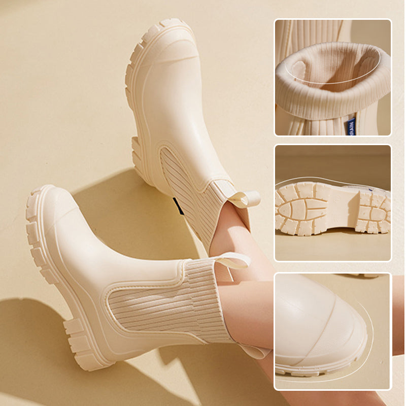 Modische Damen-Regenstiefel für den Herbst: Wasserdicht, warm & rutschfest für Komfort und Stil