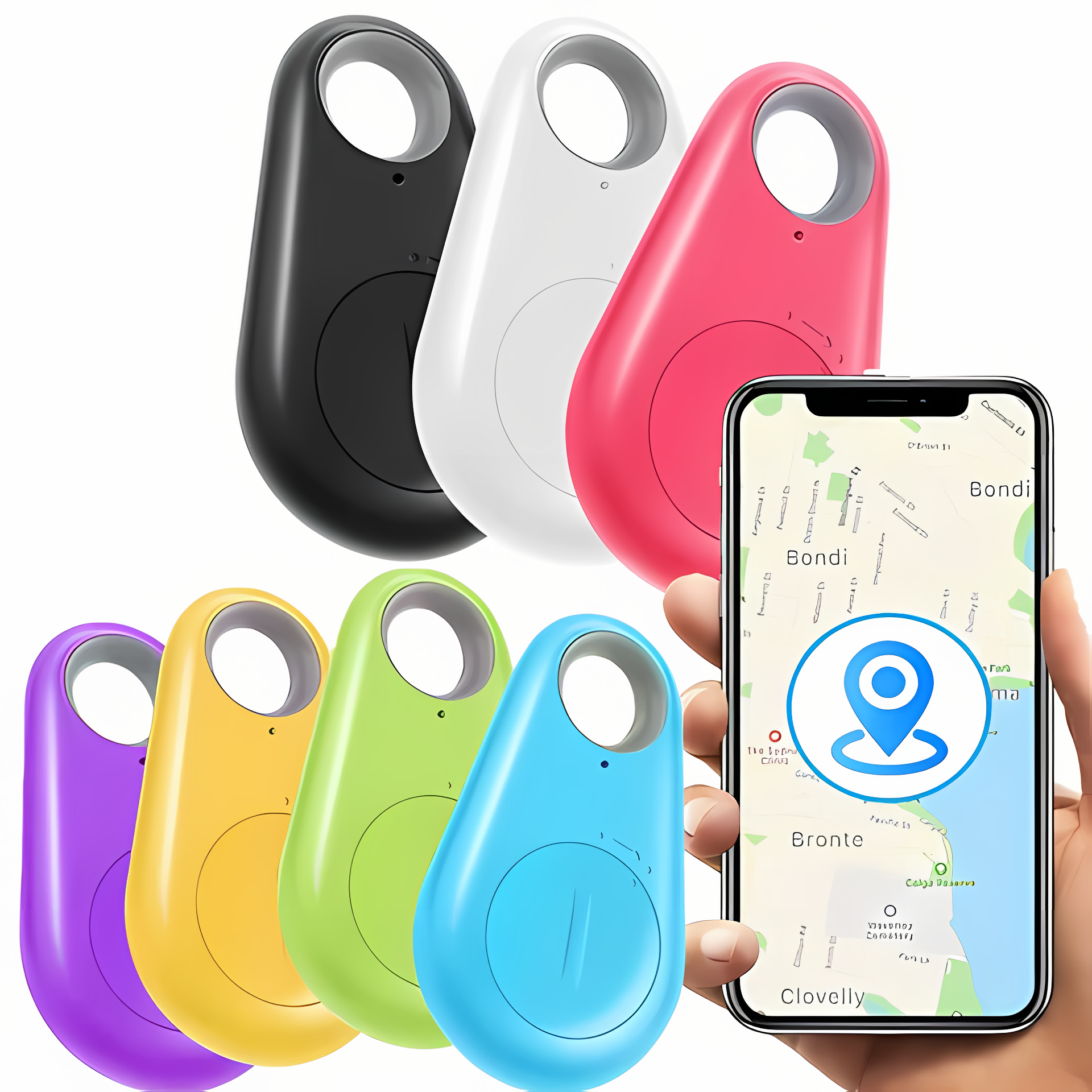 PetPulse | GPS Haustier-Tracker | Einzigartiges Design | Bluetooth Haustier-Tracker