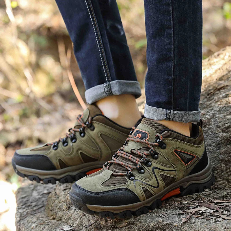 Bergwander trekkingschuhe | Ergonomische wasserdichte Wanderschuhe herren für einlage