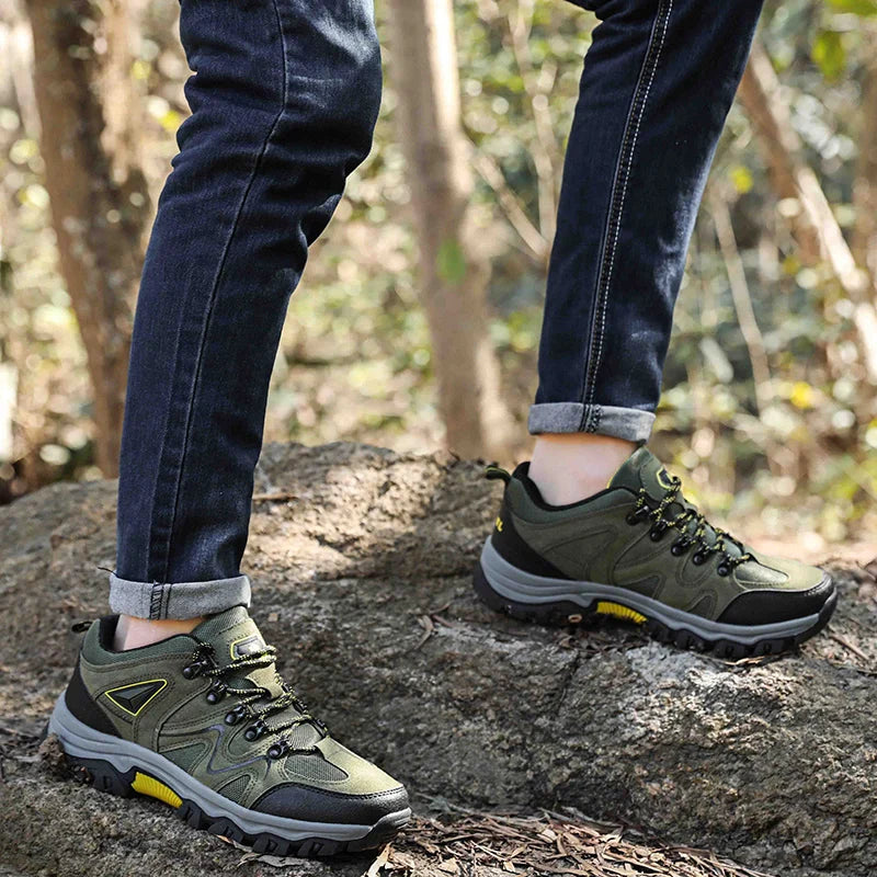 Bergwander trekkingschuhe | Ergonomische wasserdichte Wanderschuhe herren für einlage