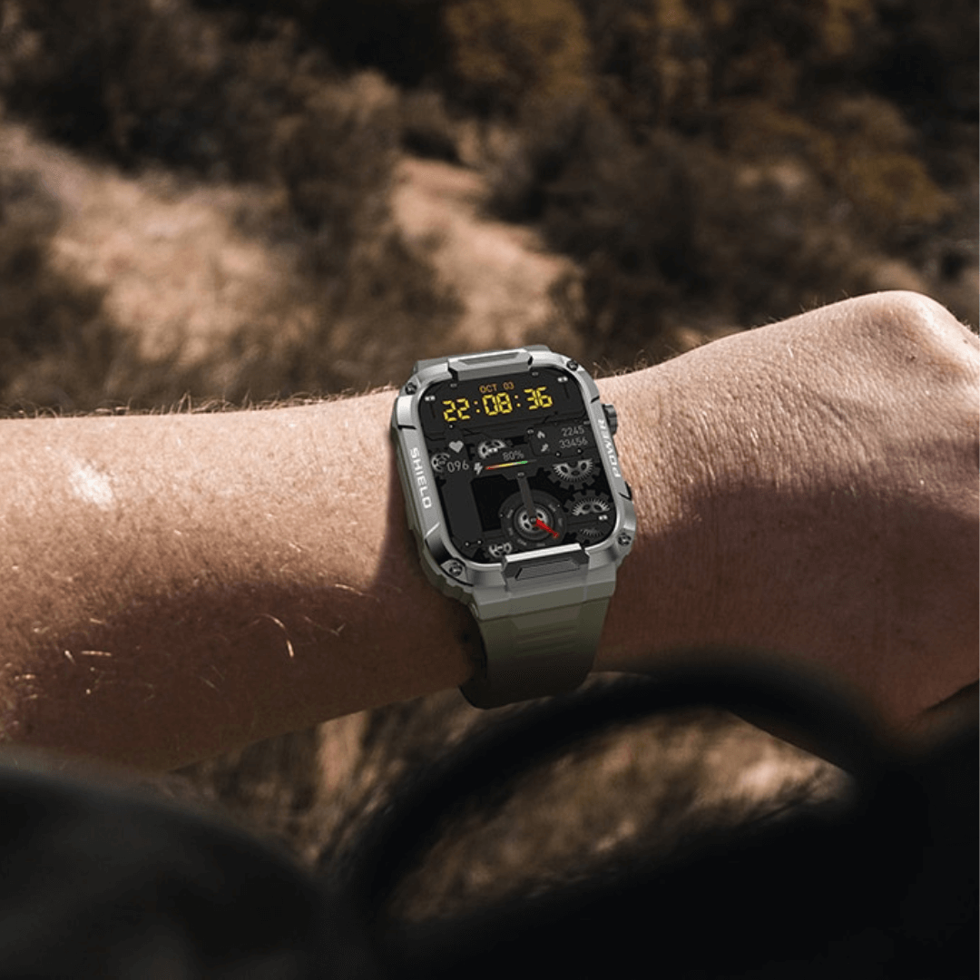 EliteEdge Commando Smartwatch Pro: Robuste Militärische Smartwatch mit KI-Sprachassistent und 110+ Sportmodi