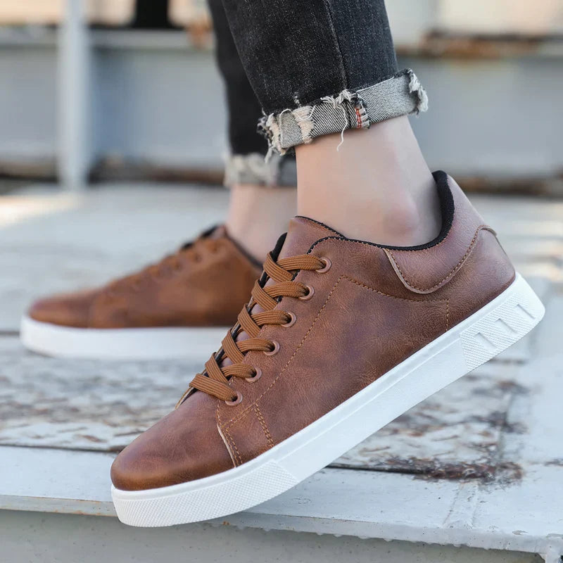 GEO Business Sneakers | Bequeme Business-Leder-Sneaker für Herren