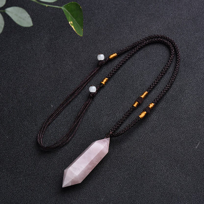 Lyra Amethyst Heilkristall Halskette - Natürliche Heilung und Schutz
