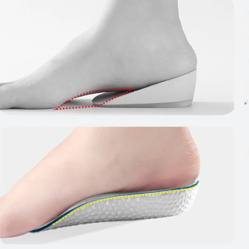 ComfortStride | Unsichtbare orthopädische Einlegesohlen mit erhöhter Fußsohle