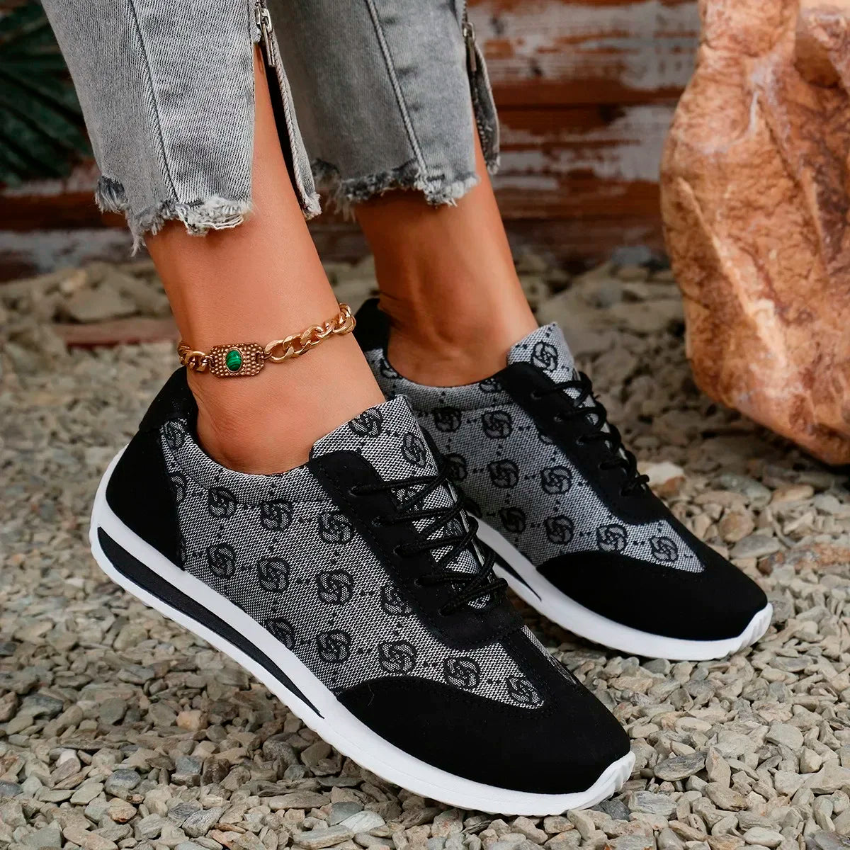 GEO Sneaker | Atmungsaktive, bequeme und ergonomische Freizeitschuhe für Damen