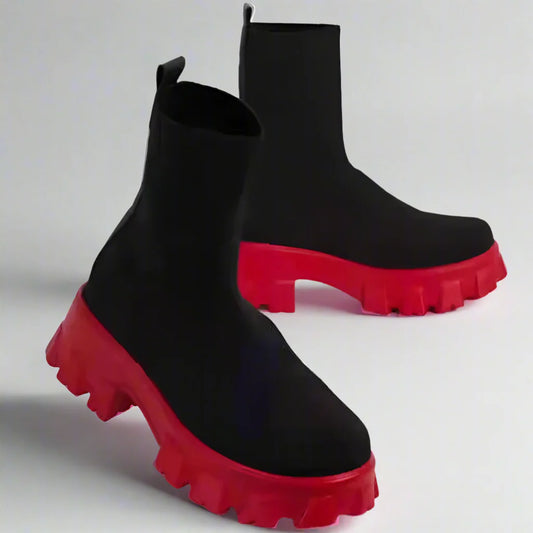 ECO stiefeletten | Elegante atmungsaktive Slip-On Stiefeletten für Damen