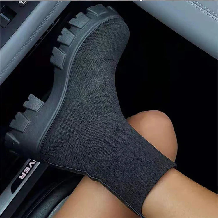 ECO stiefeletten | Elegante atmungsaktive Slip-On Stiefeletten für Damen