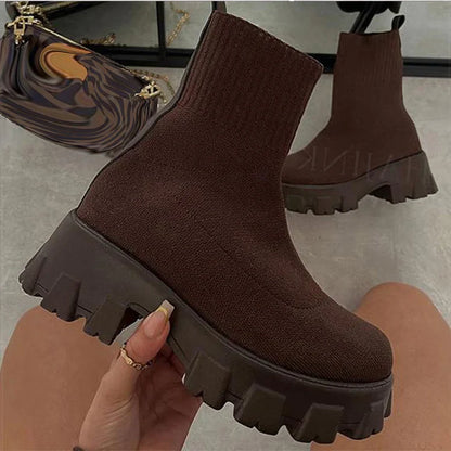 ECO stiefeletten | Elegante atmungsaktive Slip-On Stiefeletten für Damen