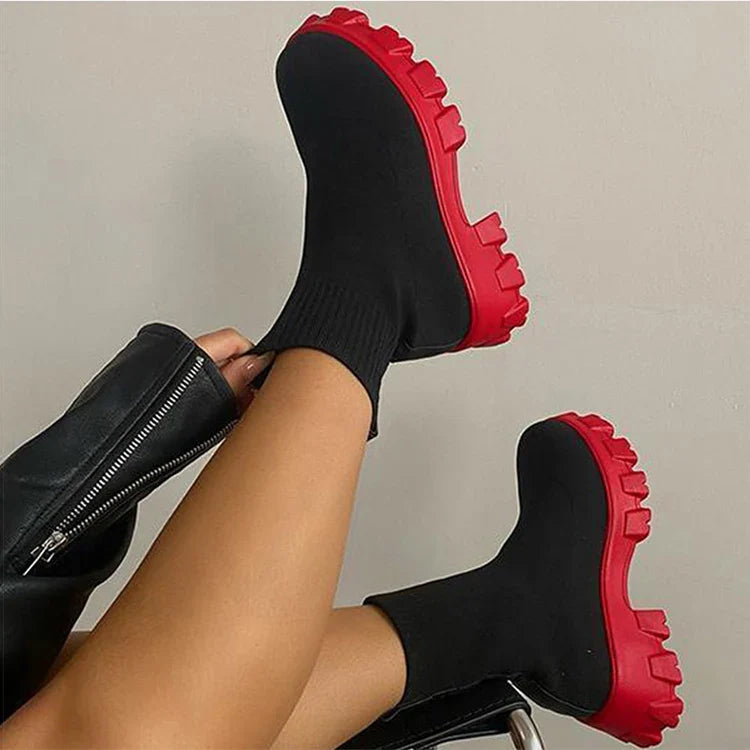 ECO stiefeletten | Elegante atmungsaktive Slip-On Stiefeletten für Damen