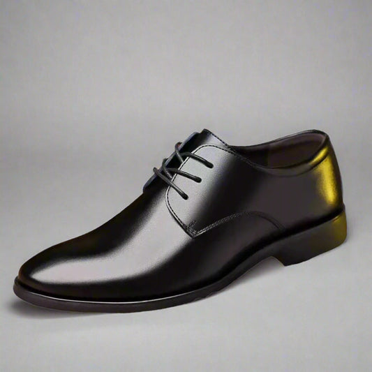 GEO Derby anzugschuhe | Komfortable Business-Schnürschuhe für Herren