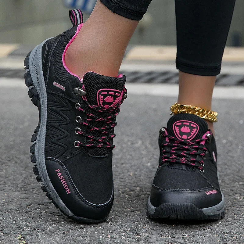 GEO Wanderschuhe | Bequeme Ergonomische Wasserdichte Freizeitschuhe für Frauen