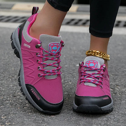 GEO Wanderschuhe | Bequeme Ergonomische Wasserdichte Freizeitschuhe für Frauen