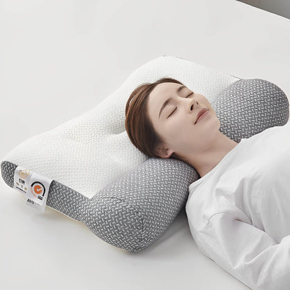VitalSupport | Ergonomisches Orthopädisches Kissen Grau – Besser Schlafen