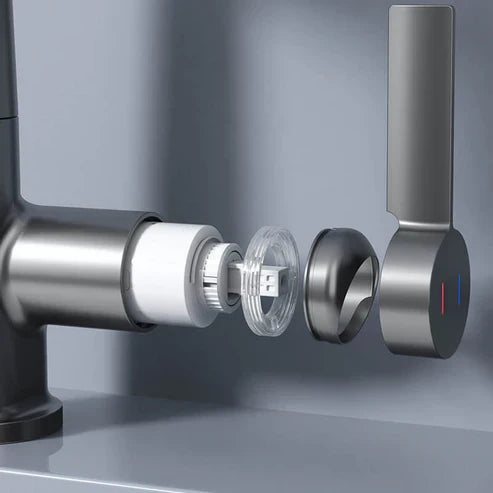 WaterMaster: Der Vielseitige LED-Wasserhahn für Küche & Bad – 360° drehbar, 5 Strahlmodi & Temperaturanzeige