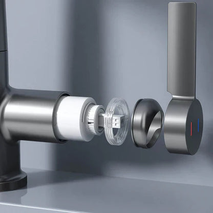 WaterMaster: Der Vielseitige LED-Wasserhahn für Küche & Bad – 360° drehbar, 5 Strahlmodi & Temperaturanzeige
