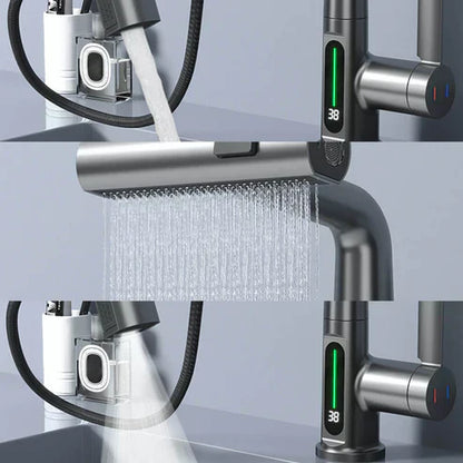 WaterMaster: Der Vielseitige LED-Wasserhahn für Küche & Bad – 360° drehbar, 5 Strahlmodi & Temperaturanzeige