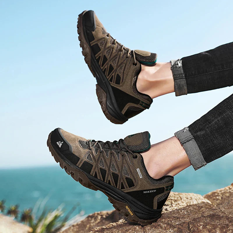 Bergwander trekkingschuhe | Ergonomische wasserdichte Wanderschuhe herren für einlage