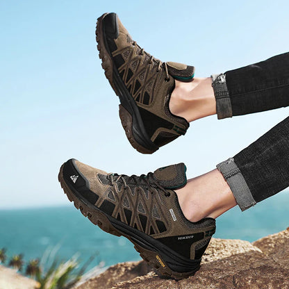 Bergwander trekkingschuhe | Ergonomische wasserdichte Wanderschuhe herren für einlage