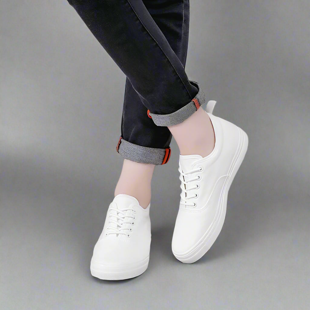 Nordmann Freizeit Schuhe | Bequeme Ergonomische Herren Canvas Sneaker Für Breite Füße