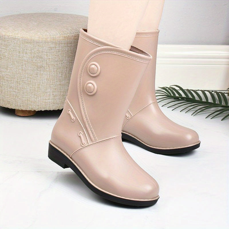 Modische Damen-Regenstiefel für den Herbst: Wasserfest & Komfortabel – Perfekt für jedes Wetter!