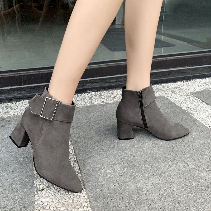 ECO stiefeletten | Vintage High Heel Damen Stiefeletten – Sexy und stilvoll