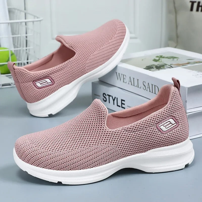 ECO slip in schuhe | Atmungsaktive bequeme Low-Top Slip-On Schuhe für Damen