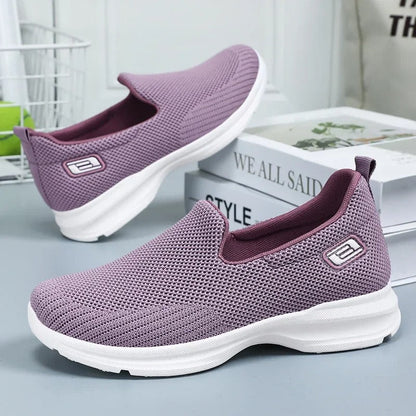 ECO slip in schuhe | Atmungsaktive bequeme Low-Top Slip-On Schuhe für Damen